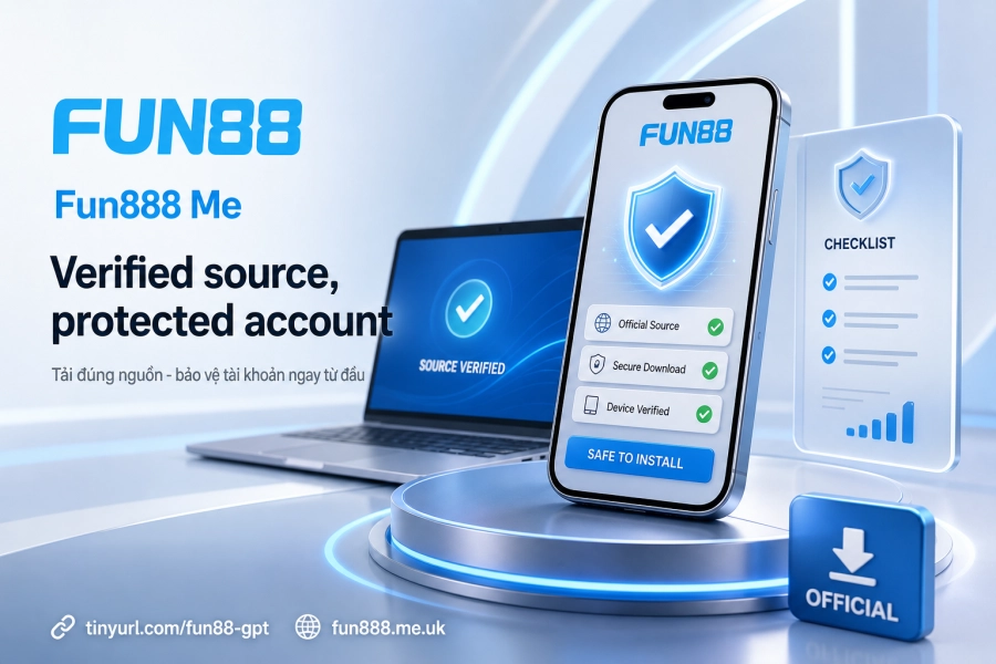 nhận diện app Fun88 chính thức mã QR tránh giả mạo bảo mật thiết bị