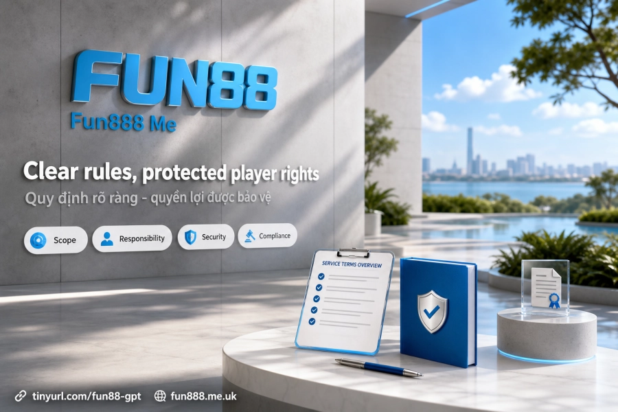 điều khoản và điều kiện Fun88 quyền lợi nghĩa vụ người chơi