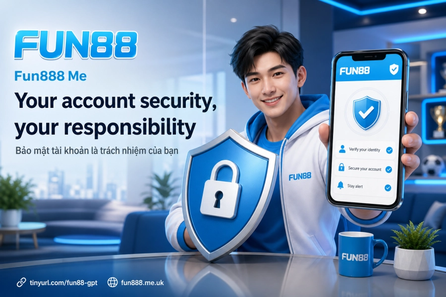 bảo mật tài khoản Fun88 mã hóa SSL thông tin đăng nhập