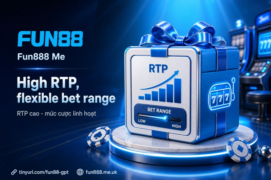 mức cược RTP slot nổ hũ Fun88 tỷ lệ hoàn trả người chơi