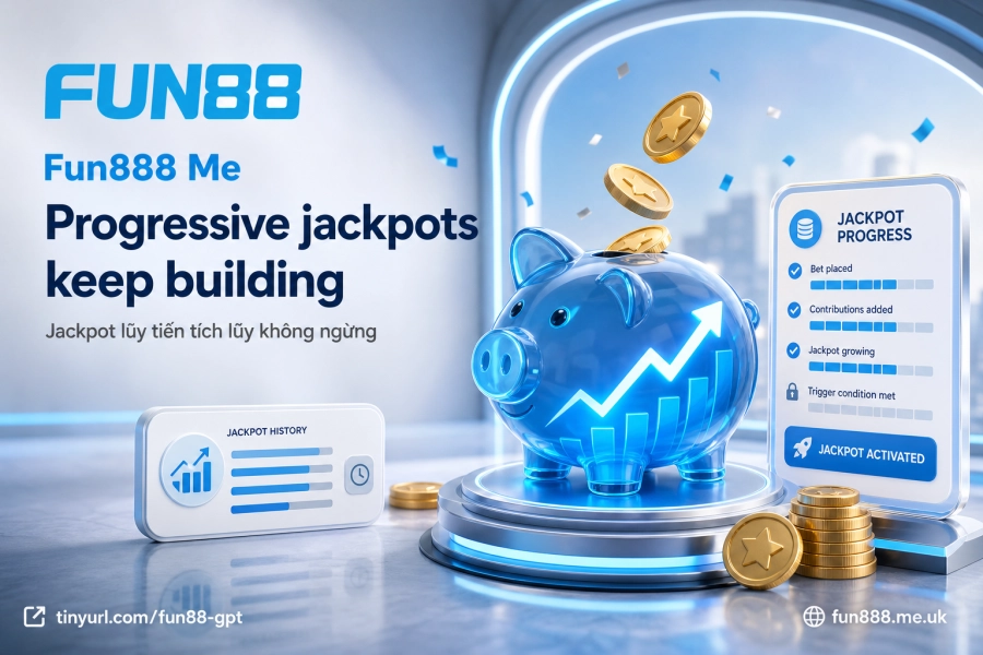 jackpot lũy tiến Fun88 cơ chế tích lũy giải thưởng nổ hũ